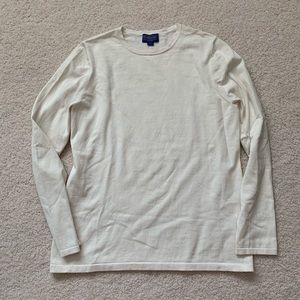 Pendleton cream lightweight silk blend sweater